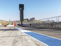 Race Track Stadium Pit Lane Asphalt Concrete 001
