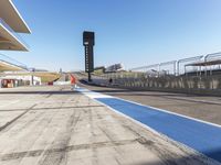 Race Track Stadium Pit Lane Asphalt Concrete 002