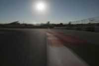 Race Track Days: Sun Visible against a Clear Sky