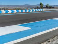 Race Track in USA under a Clear Sky