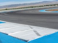 Race Track in the USA on a Cloudy Day