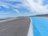 USA Race Track: A Day with Cloudy Skies