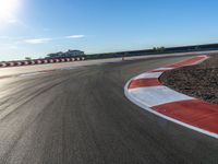 Race Track in USA on a Sunny Day
