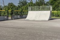 Recreational Sport at a Concrete Skatepark in Toronto