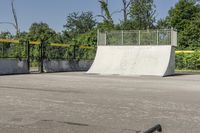 Recreational Sport at a Concrete Skatepark in Toronto