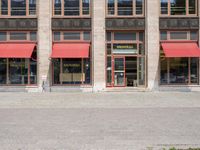 Red Awning Shop in Berlin, Germany