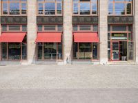 Red Awning Shop in Berlin, Germany