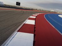 Red Hot Race Track Under Clear Sky