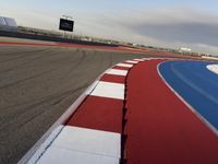 Red Hot Race Track Under Clear Sky