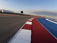 Red Hot Race Track Under Clear Sky