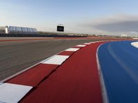 Red Hot Race Track Under Clear Sky