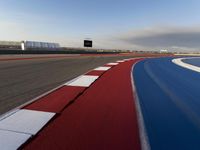 Red Hot Race Track Under Clear Sky