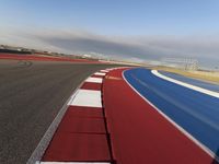 Red Hot Race Track Under Clear Sky