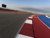 Red Hot Race Track Under Clear Sky