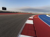 Red Hot Race Track Under Clear Sky