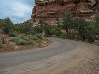 Red Rock Canyon in Utah: A Gloomy Landscape