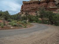 Red Rock Canyon in Utah: A Gloomy Landscape