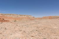 the desert is very sparse, with no people on it and no people walking around