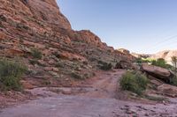 Red Rock Desert: A Mountain Landscape