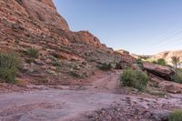 Red Rock Desert: A Mountain Landscape