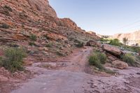 Red Rock Desert: A Mountain Landscape