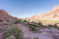 Red Rock Desert: A Mountain Landscape
