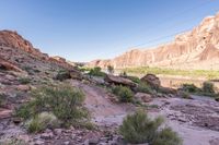 Red Rock Desert: A Mountain Landscape