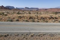 Red Rock Desert Road, Utah, USA 002