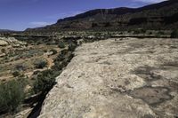 Red Rock Formation in Rugged Terrain 001