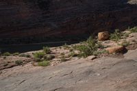 Red Rock Landscape: Moab Rim in Utah