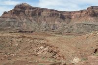 Red Rock Landscape in Utah: Mountains and Nature