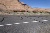 Red Rock Landscape in Utah: Nature and Majestic Mountains