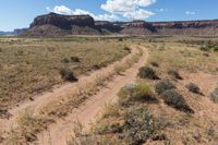 Red Rock Landscapes in Utah with a Clear Sky