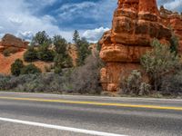 Red Rock Landscapes: Driving on the Scenic Roads of Utah