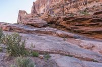 Red Rock Mountain: Escarpment under a Clear Sky