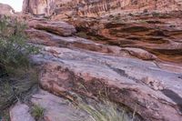 Red Rock Mountain: Escarpment under a Clear Sky