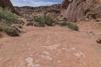 Red Rock Mountain Landforms in Utah, USA