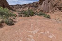 Red Rock Mountain Landforms in Utah, USA