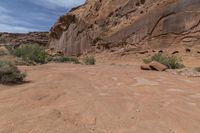 Red Rock Mountain Landforms in Utah, USA