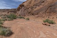 Red Rock Mountain Landforms in Utah, USA