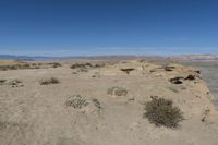 Utah Desert Landscape with Red Rocks and Mountains