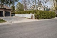 Residential Area Architecture: A Bright Day