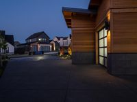 Residential Area: Asphalt Road at Dawn