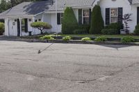 Residential Area: Asphalt Road in Toronto, Canada