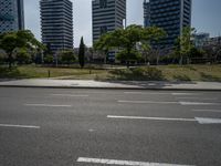 Residential Area in Barcelona: Clear Sky and City Life