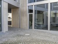 Residential Area in Berlin: Cobble Stone Building in the City