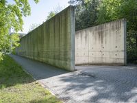 Residential Area in Berlin: A Concrete Facade