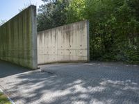 Residential Area in Berlin: A Concrete Facade