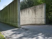 Residential Area in Berlin: A Concrete Facade