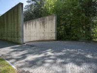 Residential Area in Berlin: A Concrete Facade
